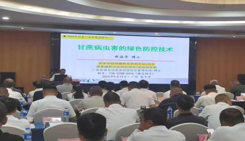 广西农科院甘蔗所科技人员、国家糖料体系专家赴南华糖业集团开展甘蔗高质生产专题培训